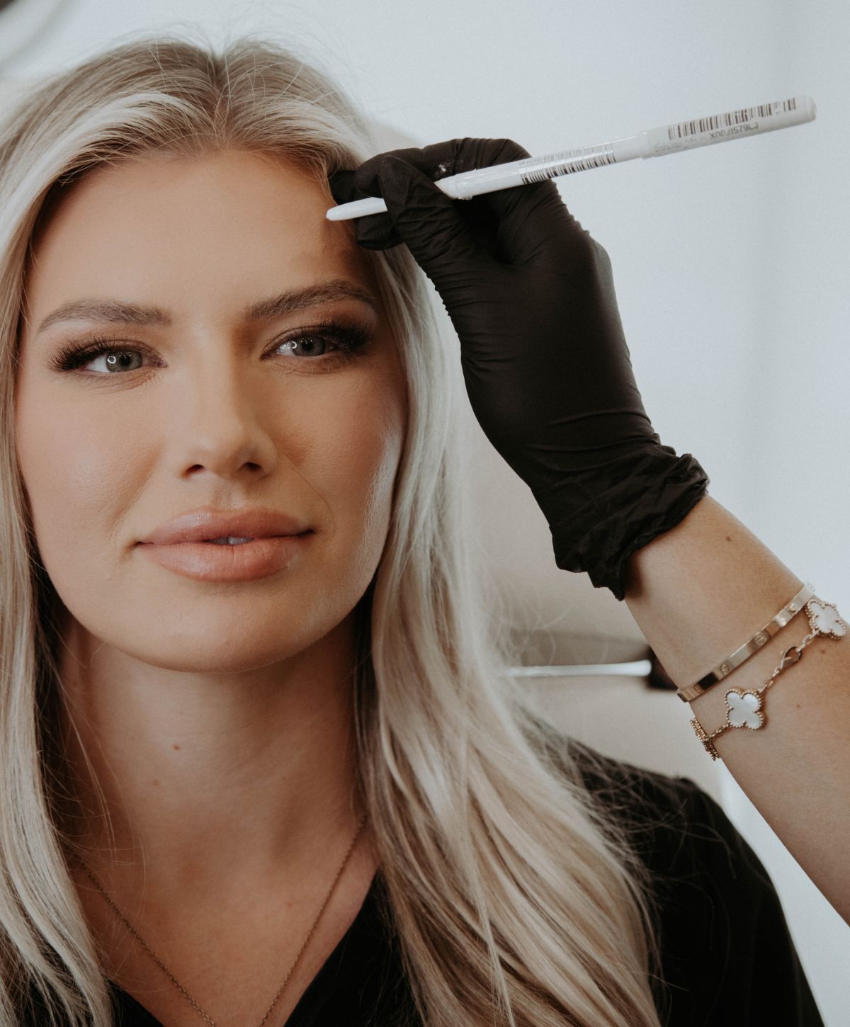 costa mesa botox model patient with blonde hair