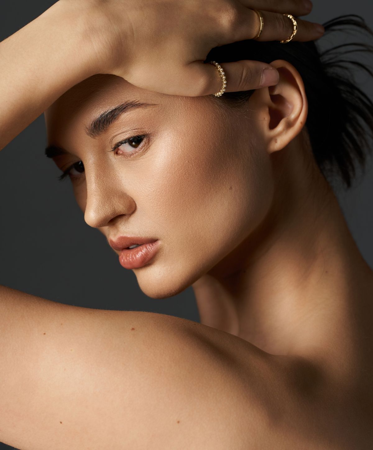 costa mesa juvederm model with dark hair