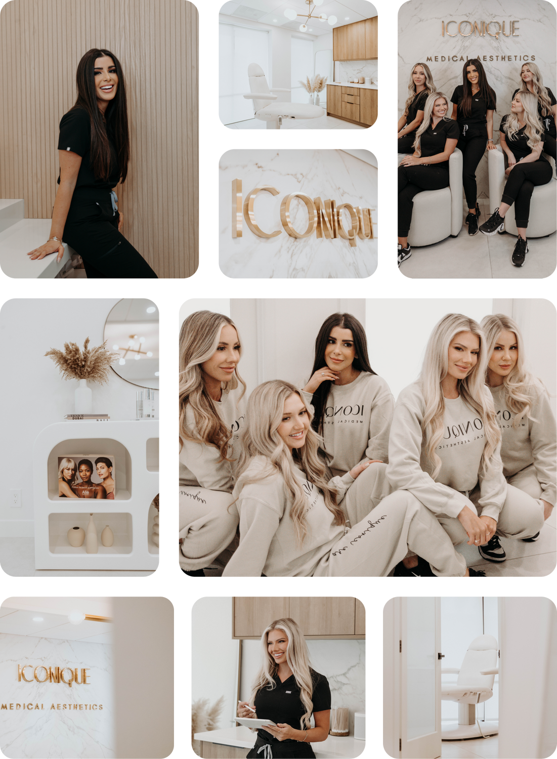 Smiling professionals